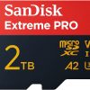 SanDisk 2TB Extreme PRO microSDXC™ UHS-I Card, Up to 250MB/s Read Speed; Up to 150MB/s Write Speed, SDSQXCD-2T00-GN6MA
